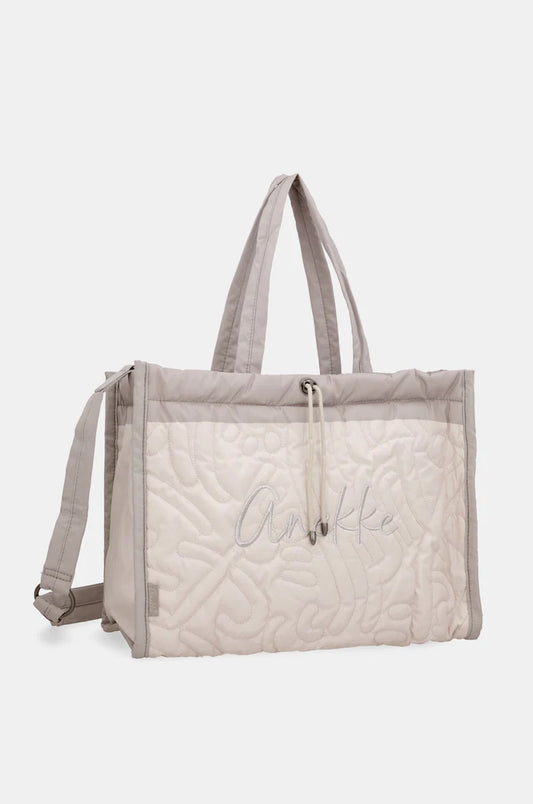 Bolso Acolchado Blanco Roto Anekke