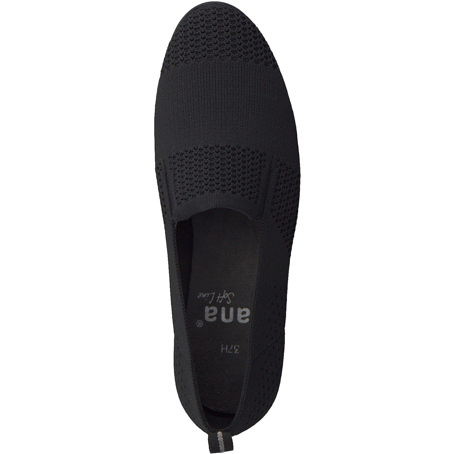 Lightweight black loafers