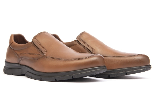 Zapato Confort de piel en Ancho Especial con cierre de elasticos