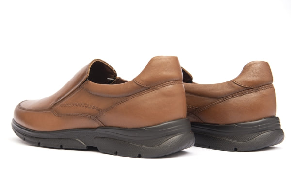 Zapato Confort de piel en Ancho Especial con cierre de elasticos