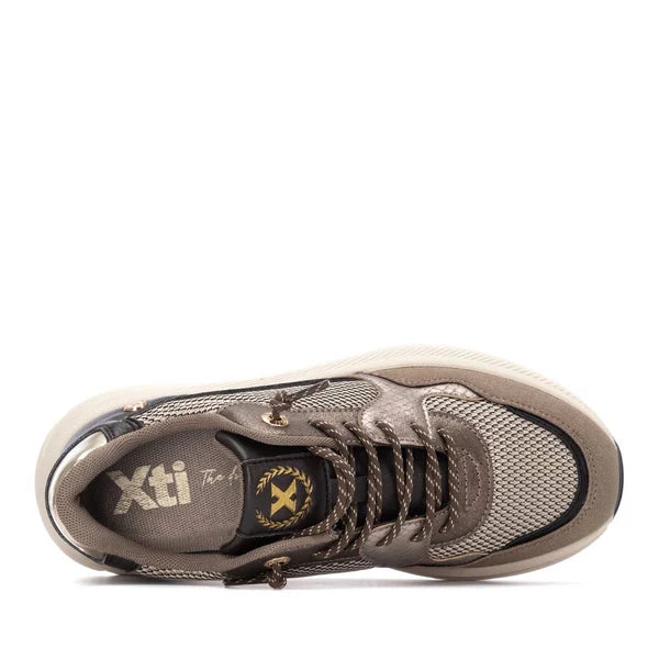 Zapatillas de mujer Casual XTI - Bronce
