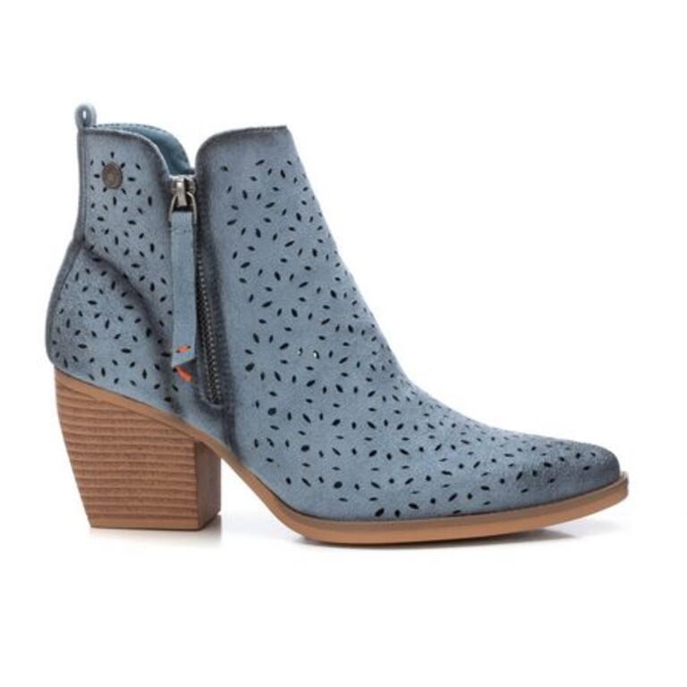 Botines Camperos Refresh Azul - Estilo Western con un Toque Urbano