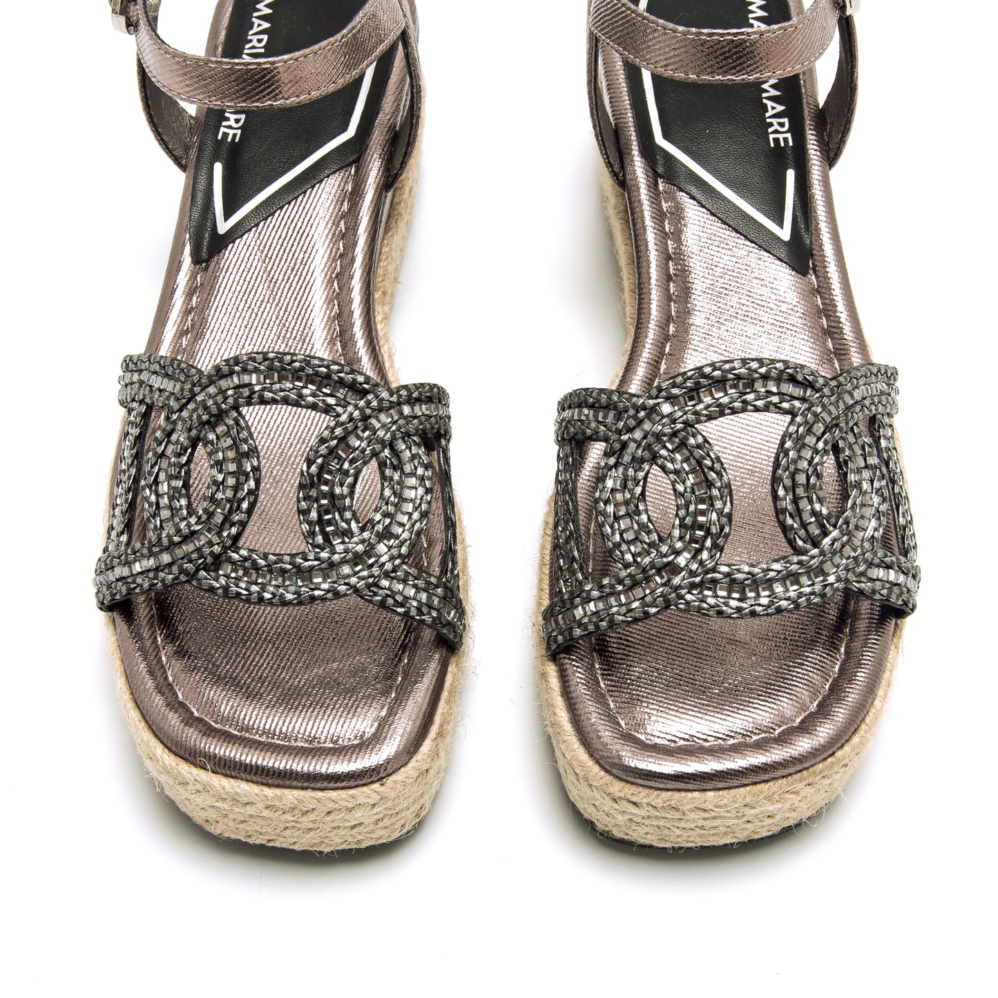 Sandalias Maria Mare Brillo Plata