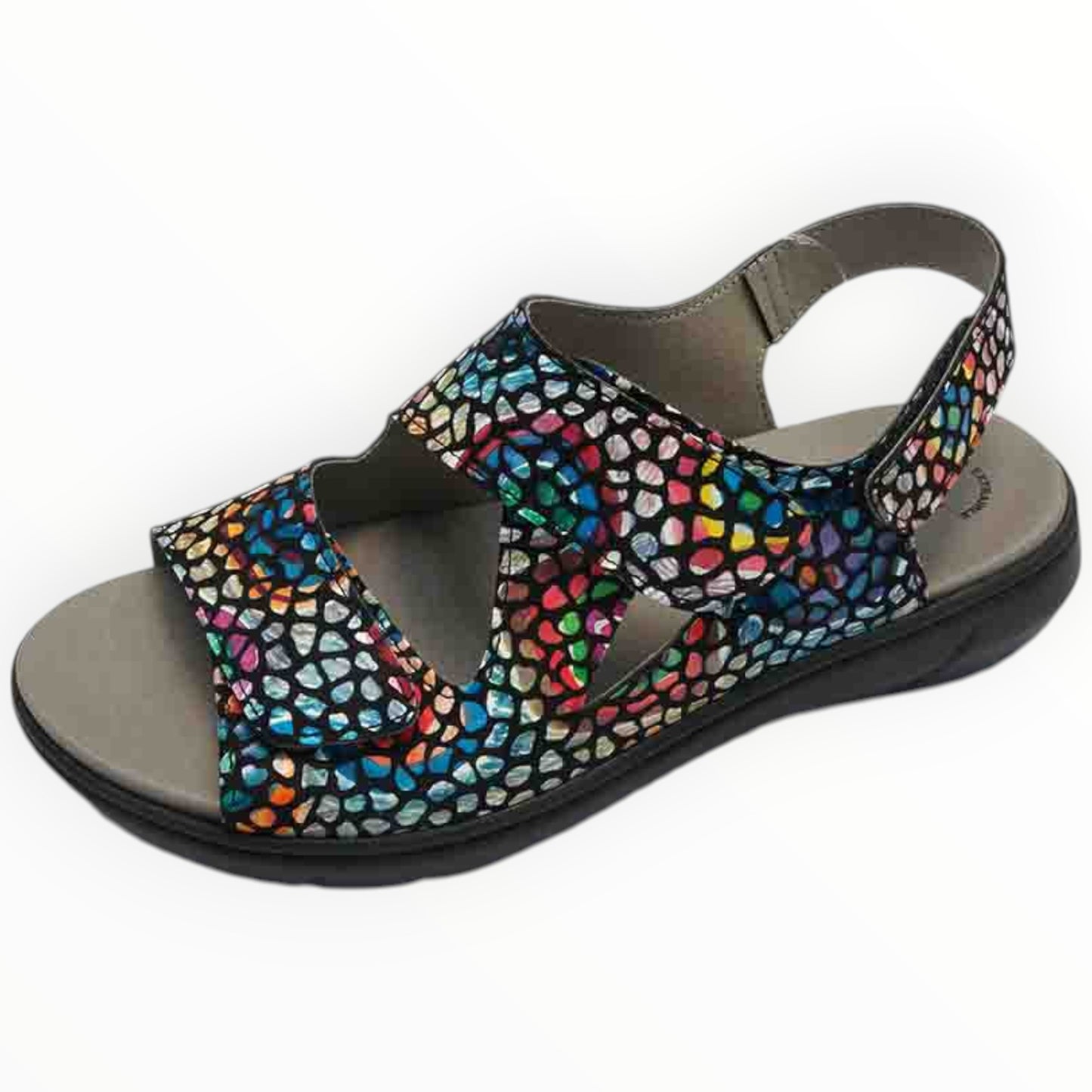 Sandalia Puche Vitro Mosaic - Arte y Confort para Pies Exigentes