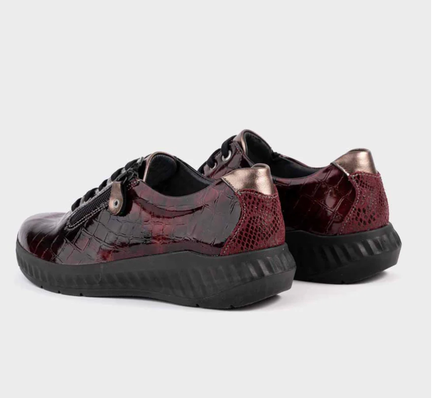 Zapatos Suave Burdeos - Plantilla extraible