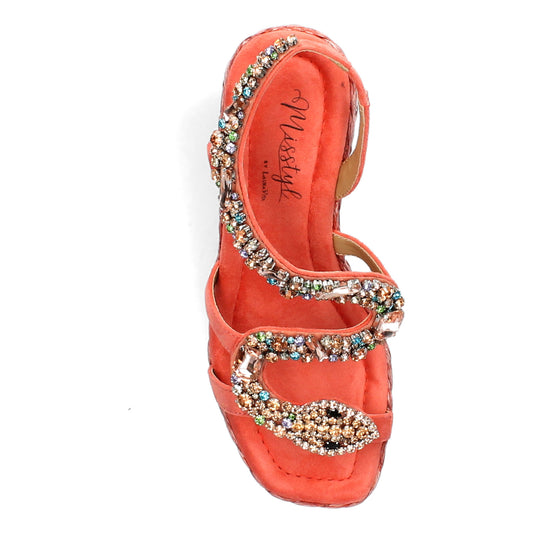 Sandalias de Plataforma Laura Vita – Brillo y Estilo con Tacón de 9 cm