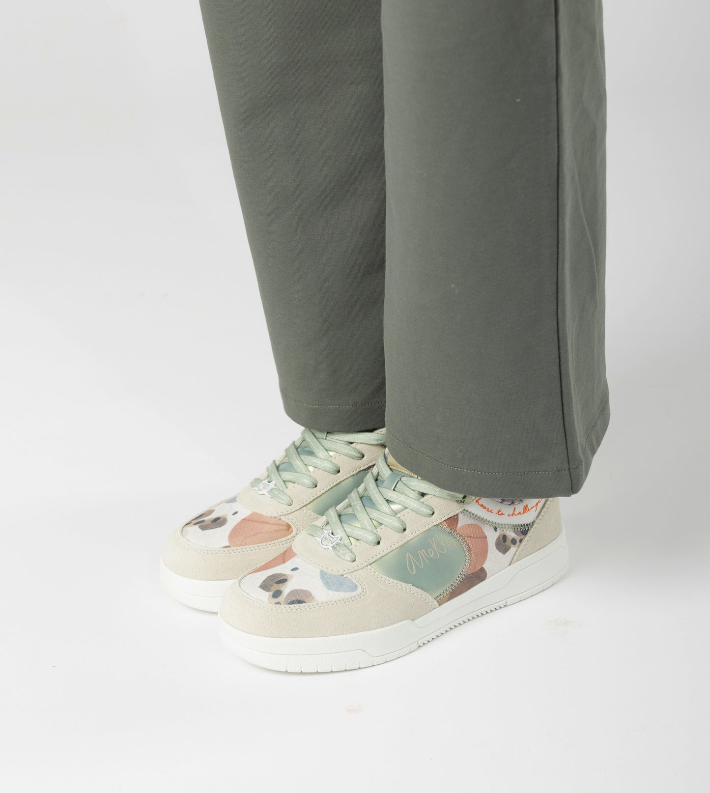 Deportivos retro verde Anekke