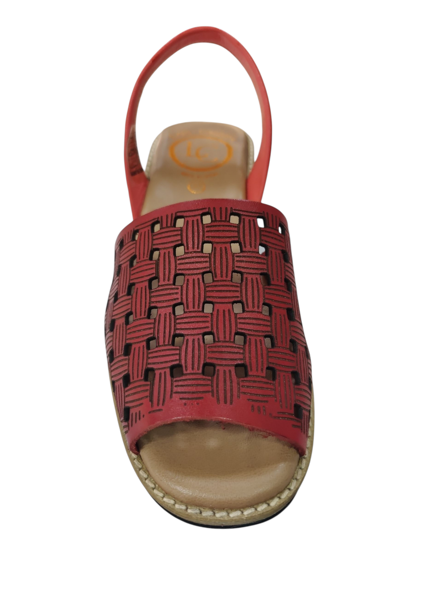 Menorquinas cuña rojo