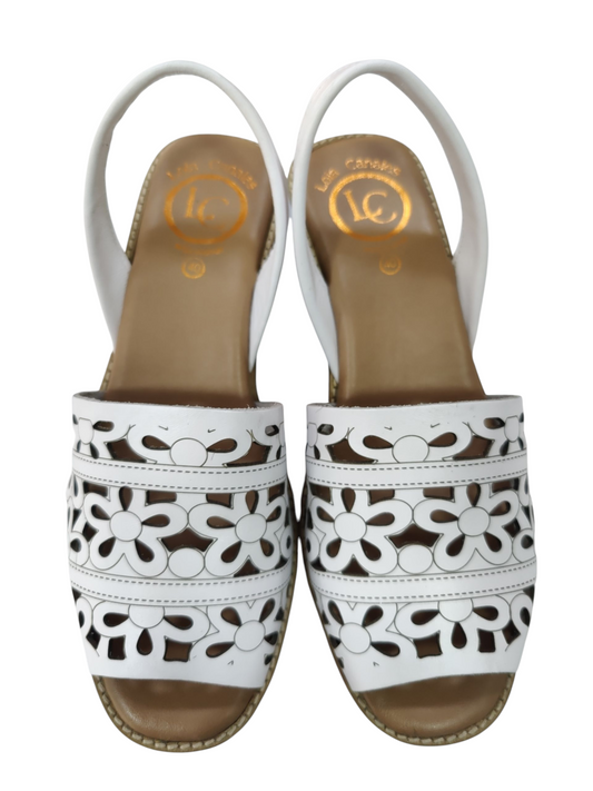 Menorquinas cuña blanco