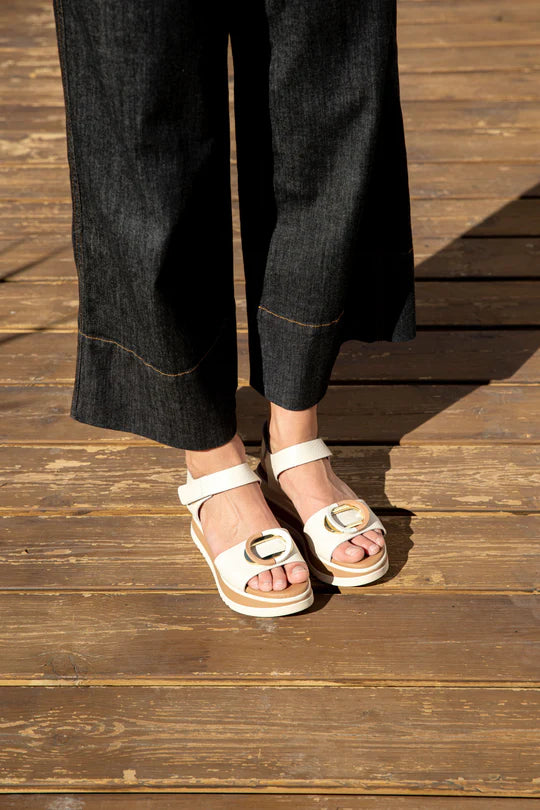 Sandalias Plataforma Beige - Oh My Sandals
