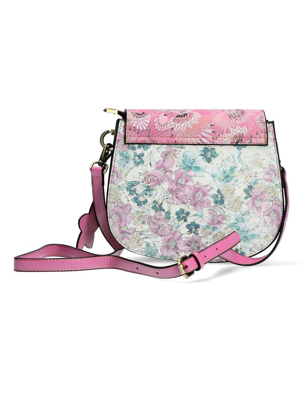 Bolso Laura Vita: Elegancia Compacta con un Toque Floral