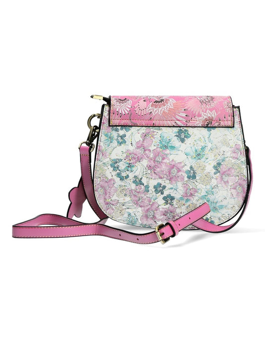 Bolso Laura Vita: Elegancia Compacta con un Toque Floral