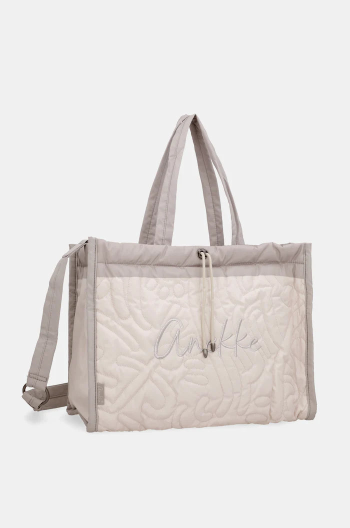 Bolso Acolchado Blanco Roto Anekke