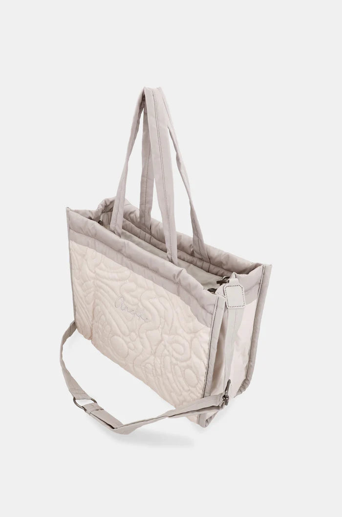 Bolso Acolchado Blanco Roto Anekke