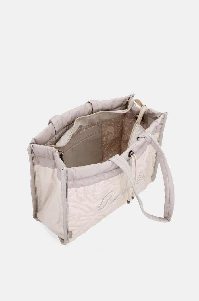 Bolso Acolchado Blanco Roto Anekke