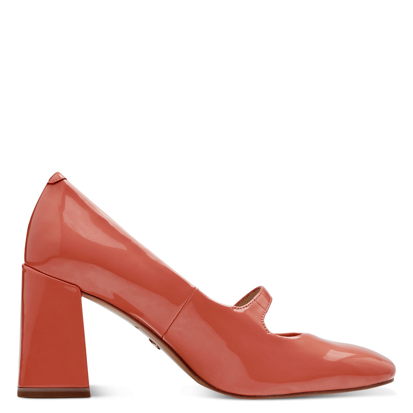 Tacones Charol Coral