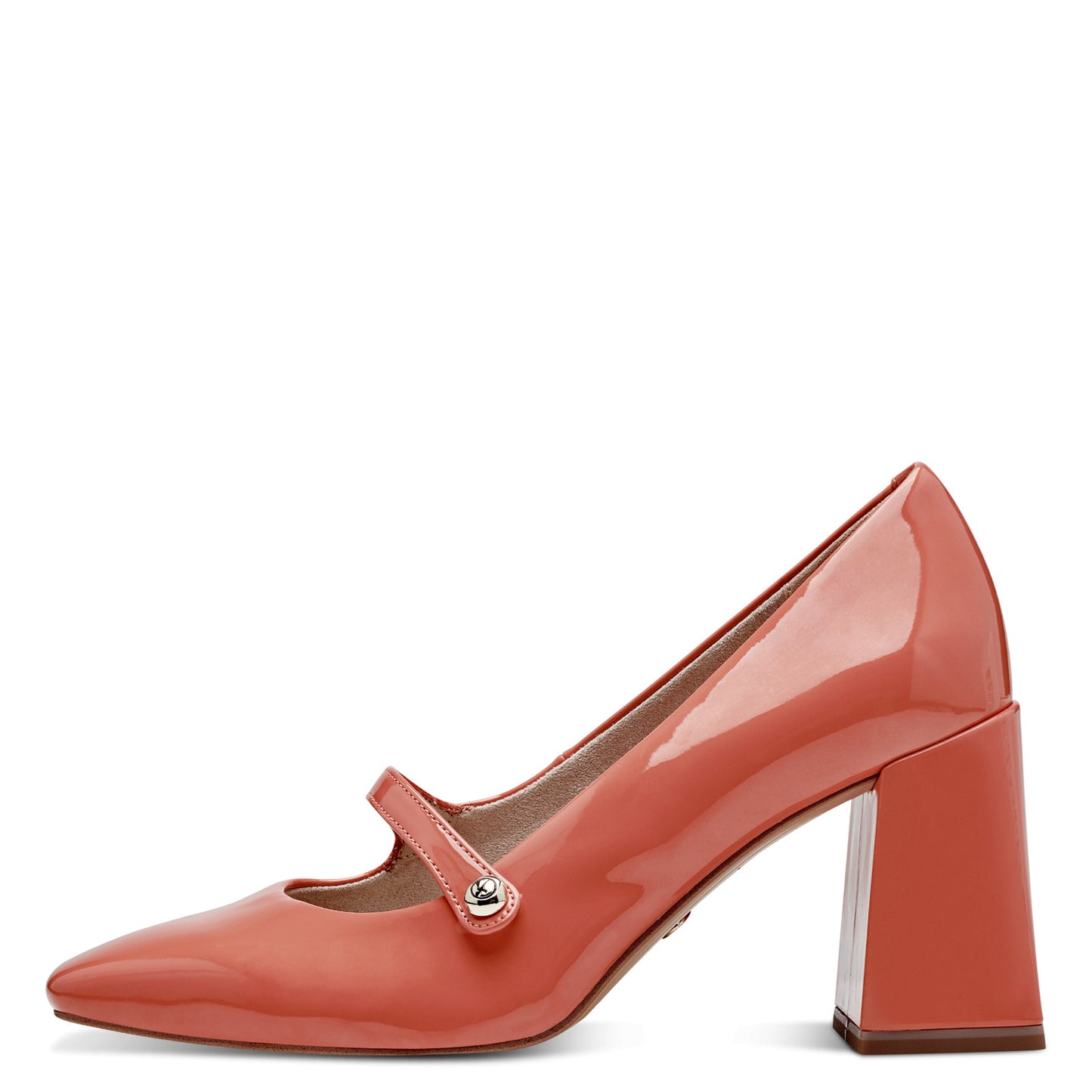 Tacones Charol Coral