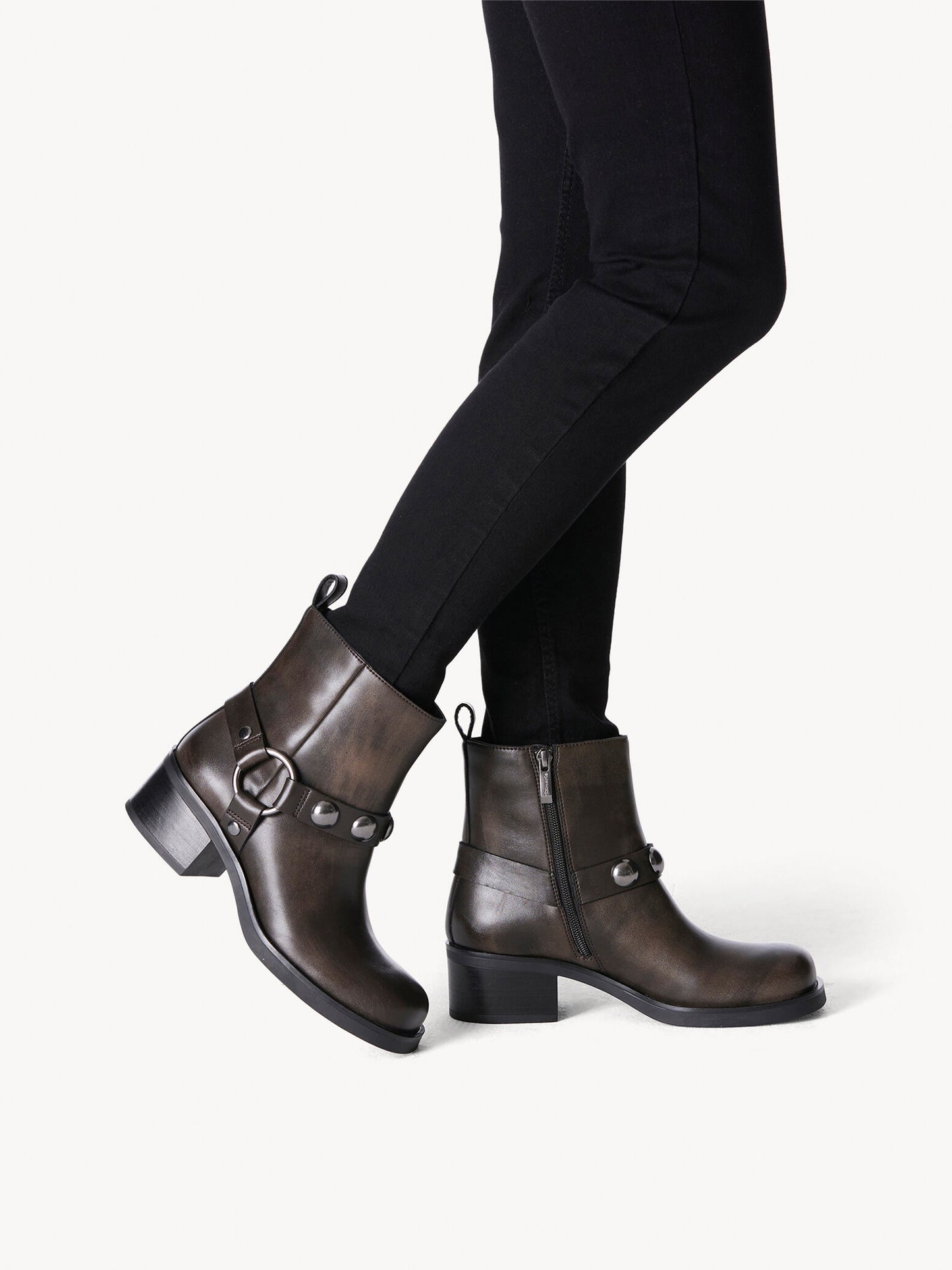 Brown ankle boots