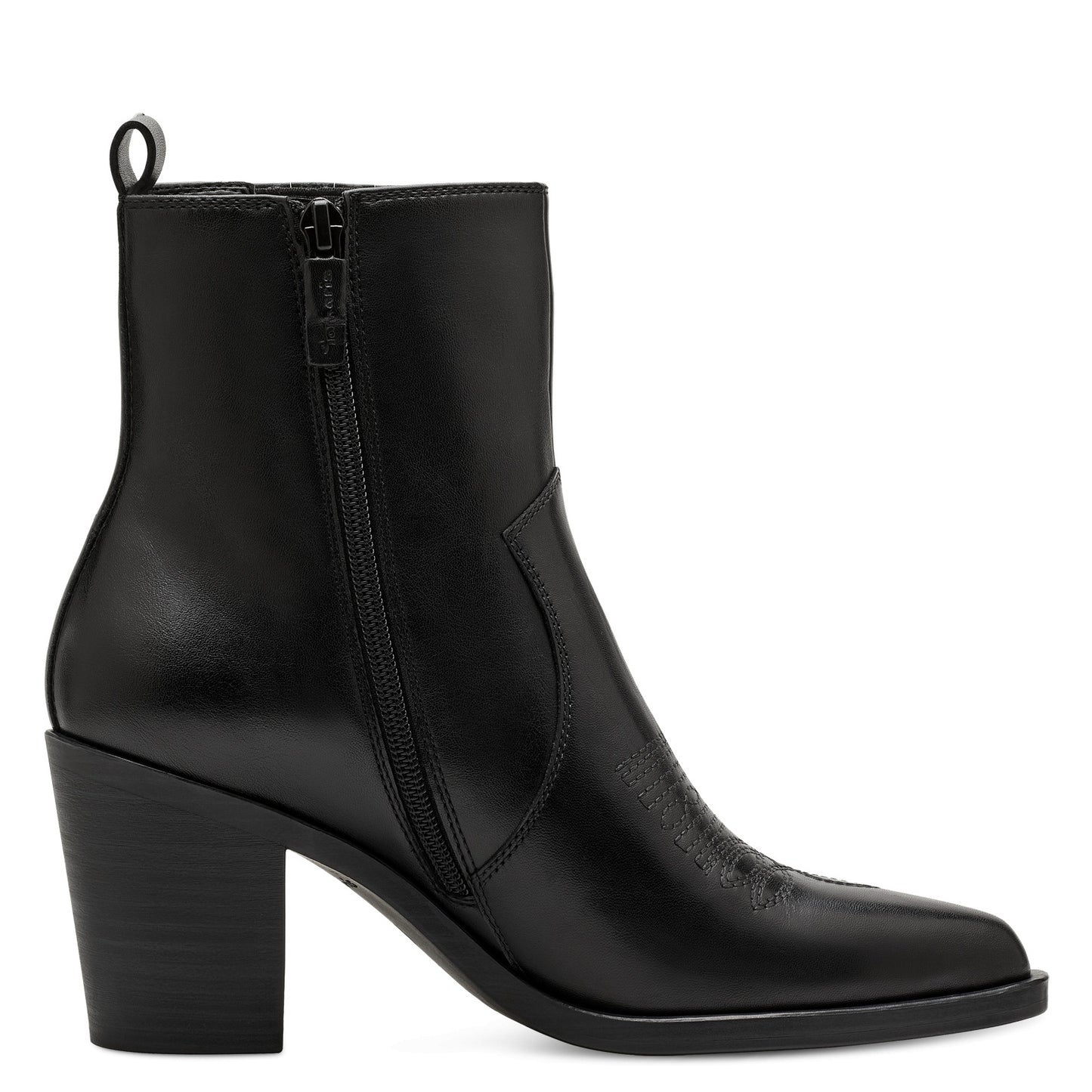 Black country ankle boots