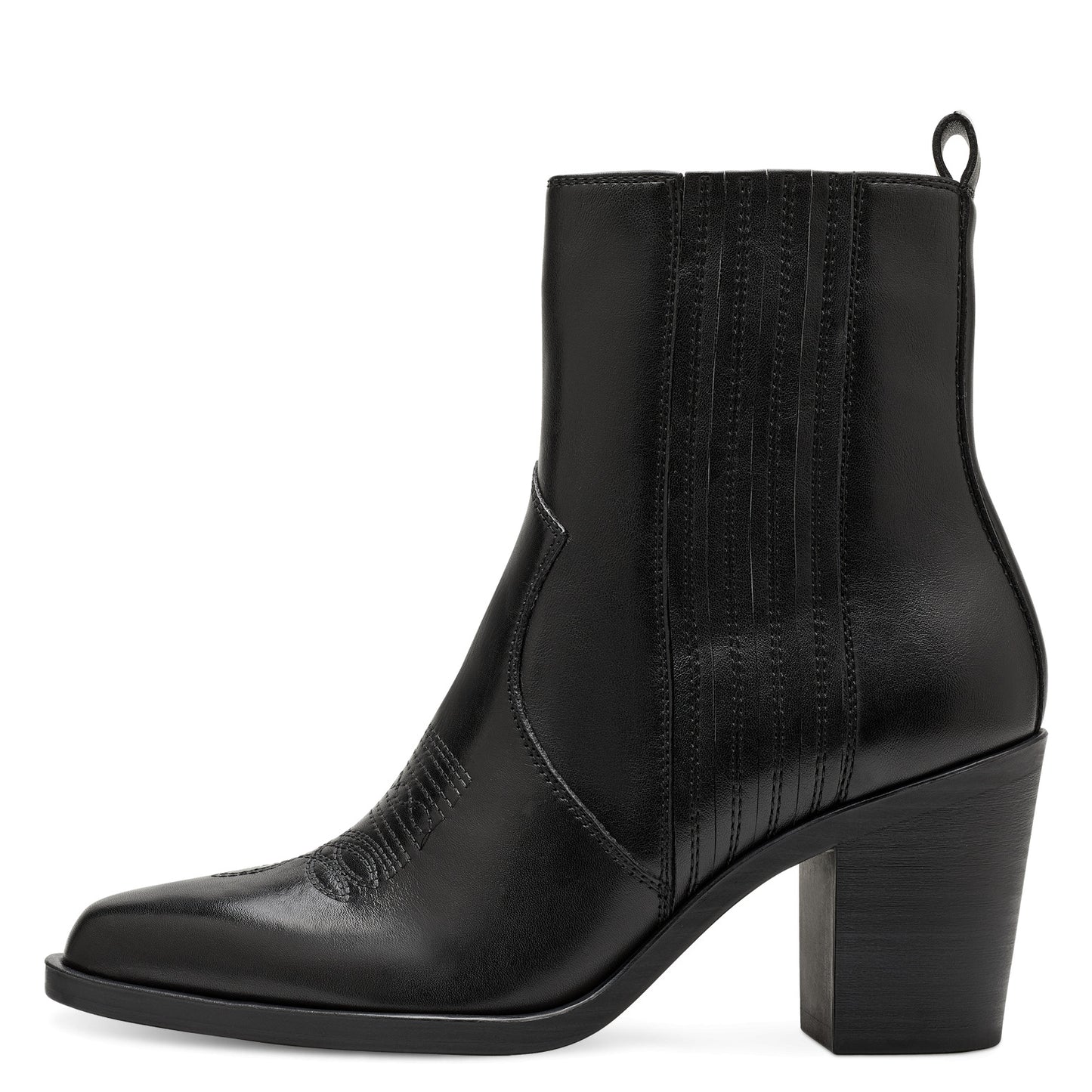 Black country ankle boots