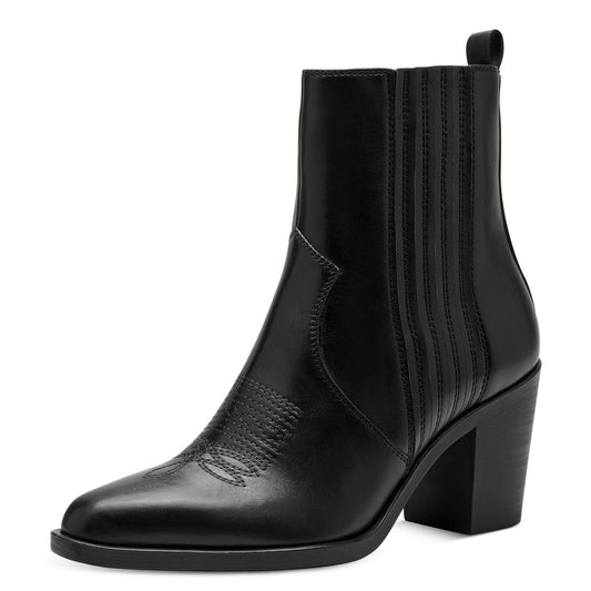 Black country ankle boots