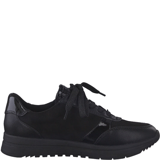 Sneaker negro plantilla extraible