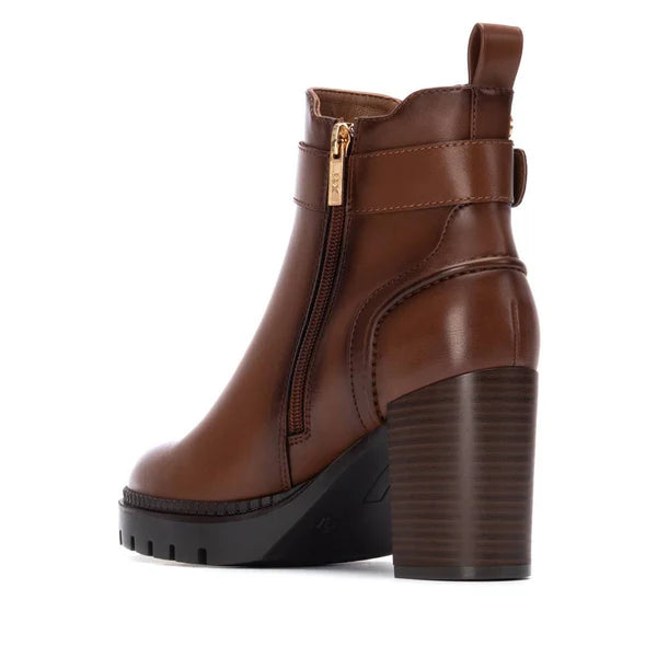 Botines Tacón Marrón XTI