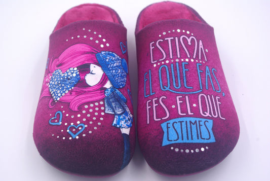 Garzon Zapatillas Zueco Fes Fucsia