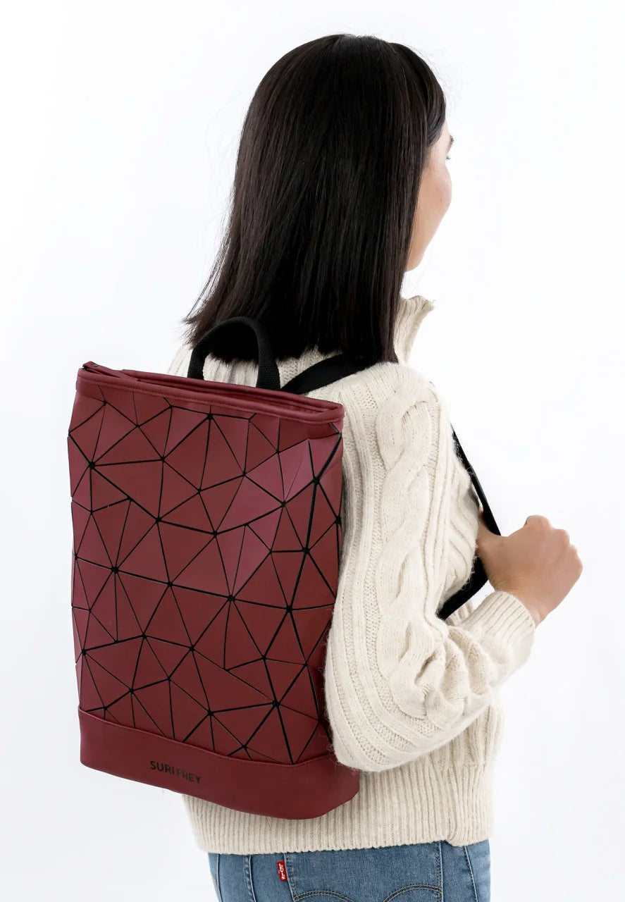 Mochila Suri Frey Jessy-Lu Large Burdeos – Vegana urbana grande