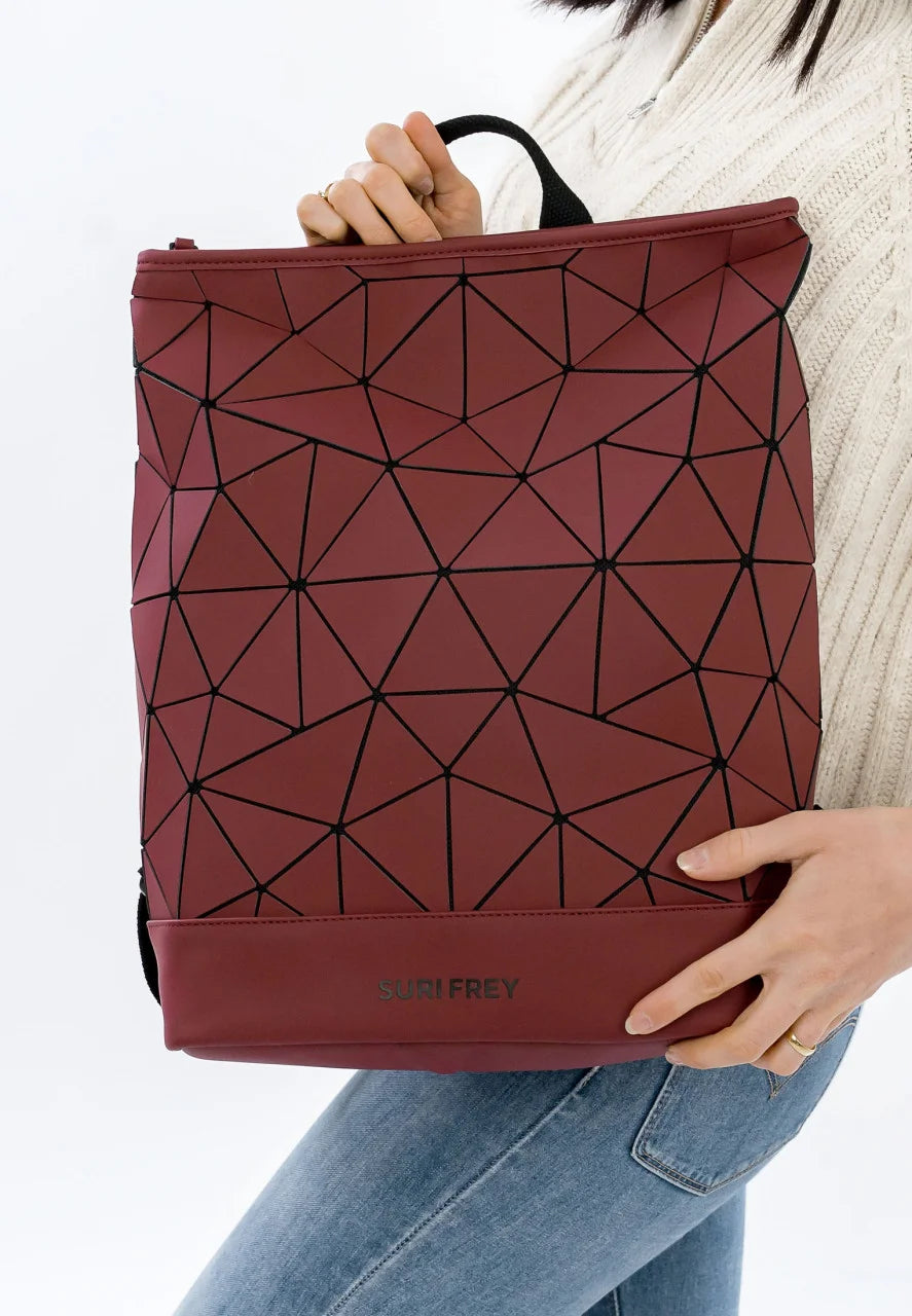 Mochila Suri Frey Jessy-Lu Large Burdeos – Vegana urbana grande