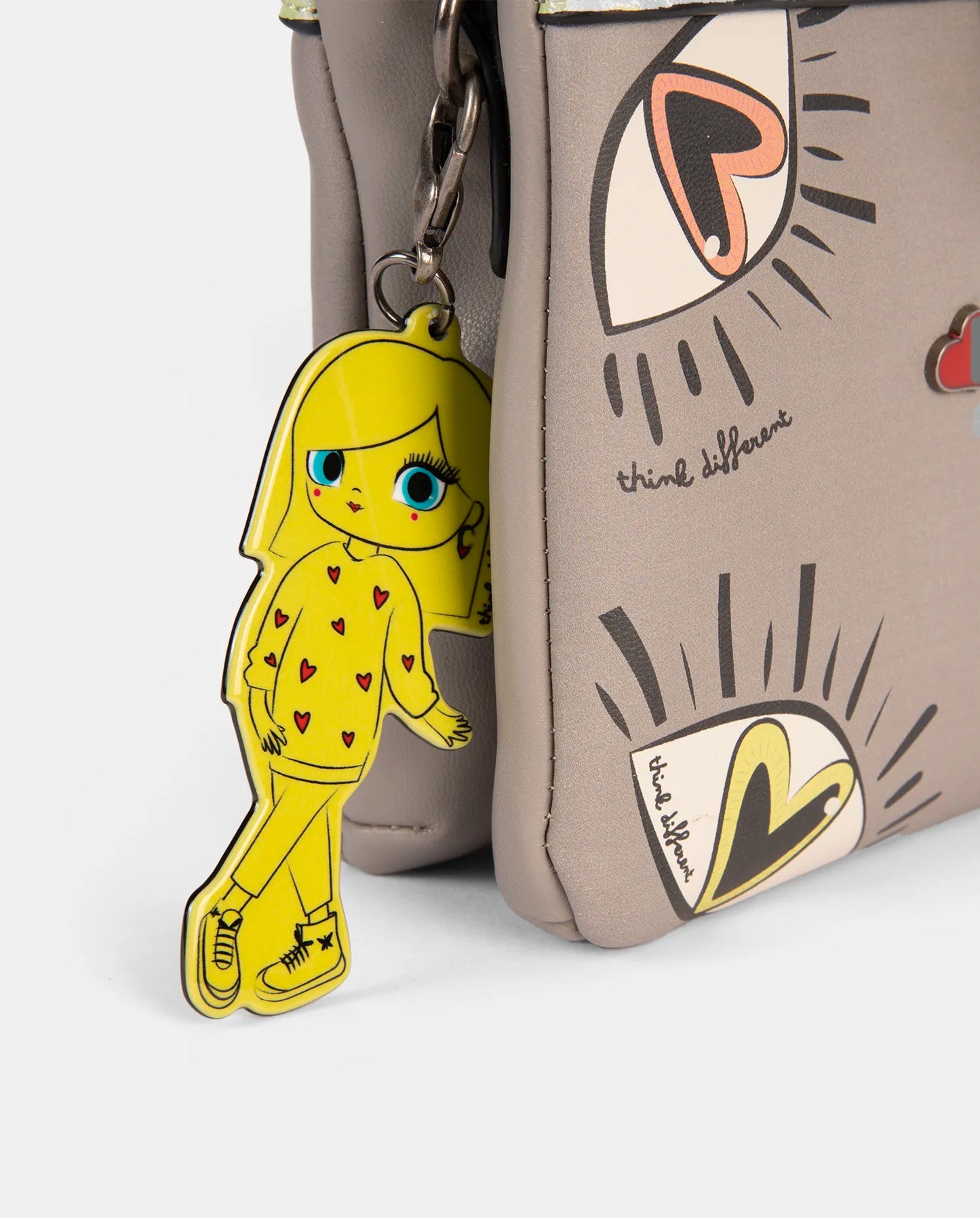 Bolso Bandolera Eyes Britto Pepe Moll | Bolso Mini Crossbody Artístico