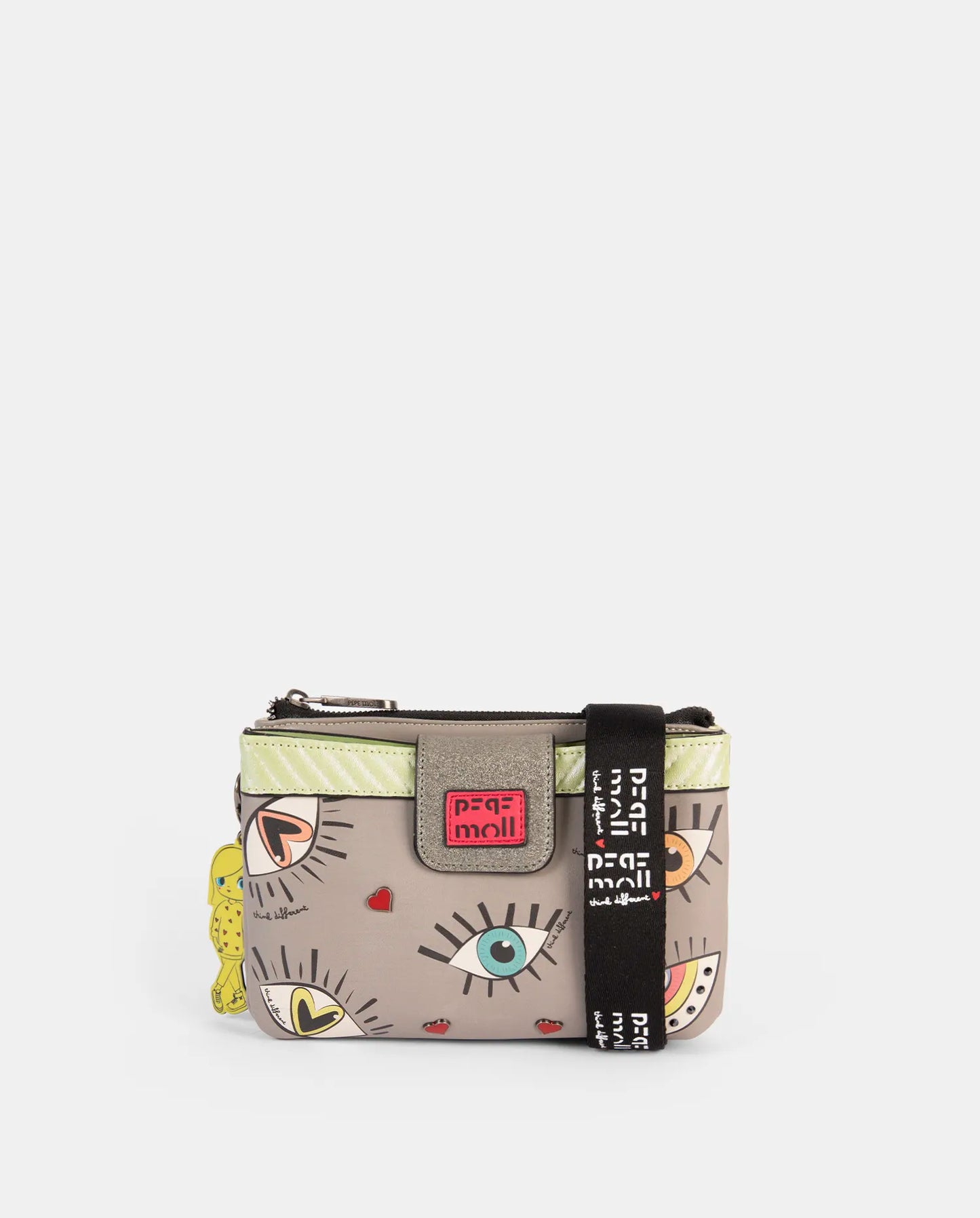 Bolso Bandolera Eyes Britto Pepe Moll | Bolso Mini Crossbody Artístico