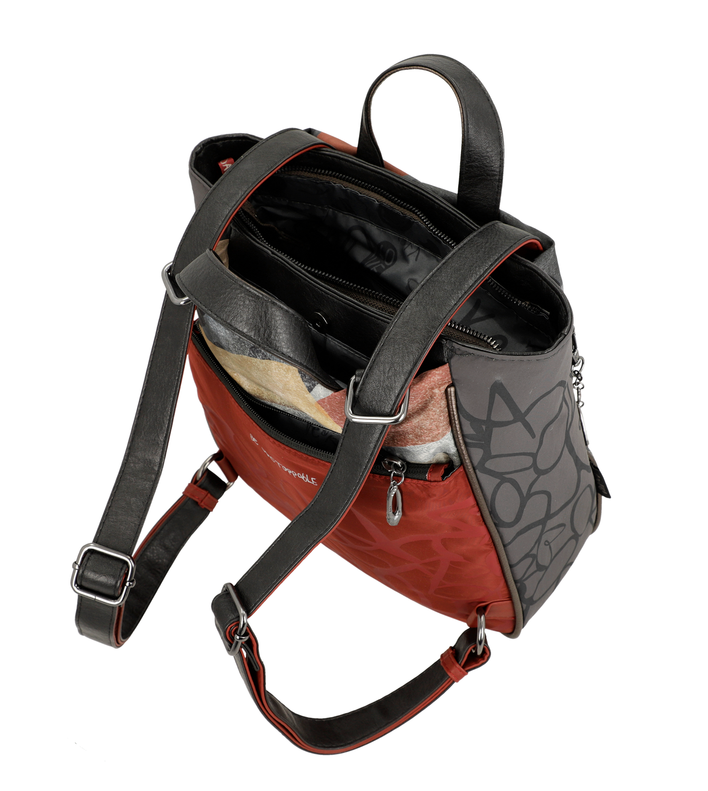 Mochila Backpack Anekke Travel Red - Diseño Versátil y con Estilo Único