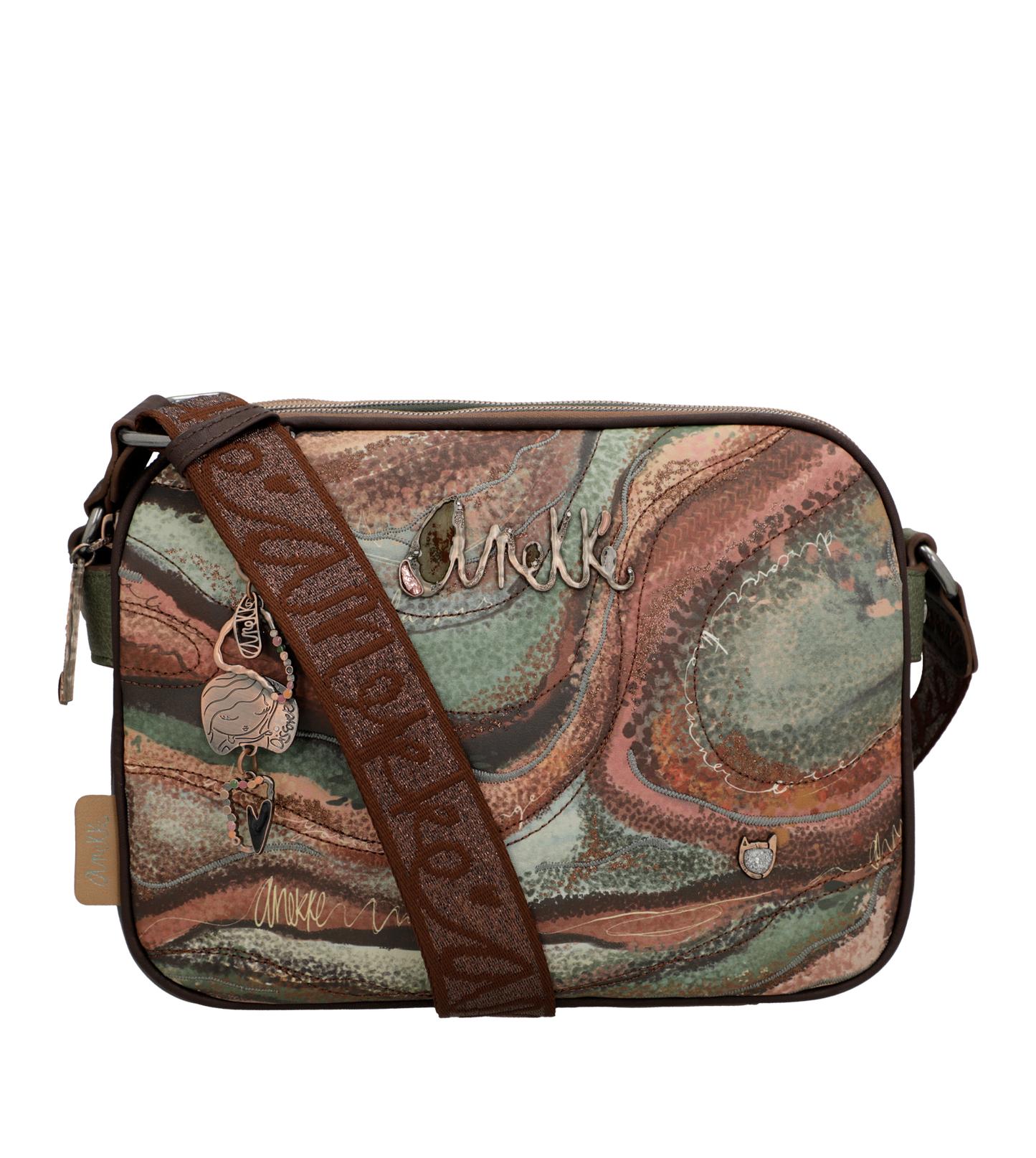 Bolso Bandolera Cross-body Bag Anekke - Tamaño Compacto y Estilo Artístico