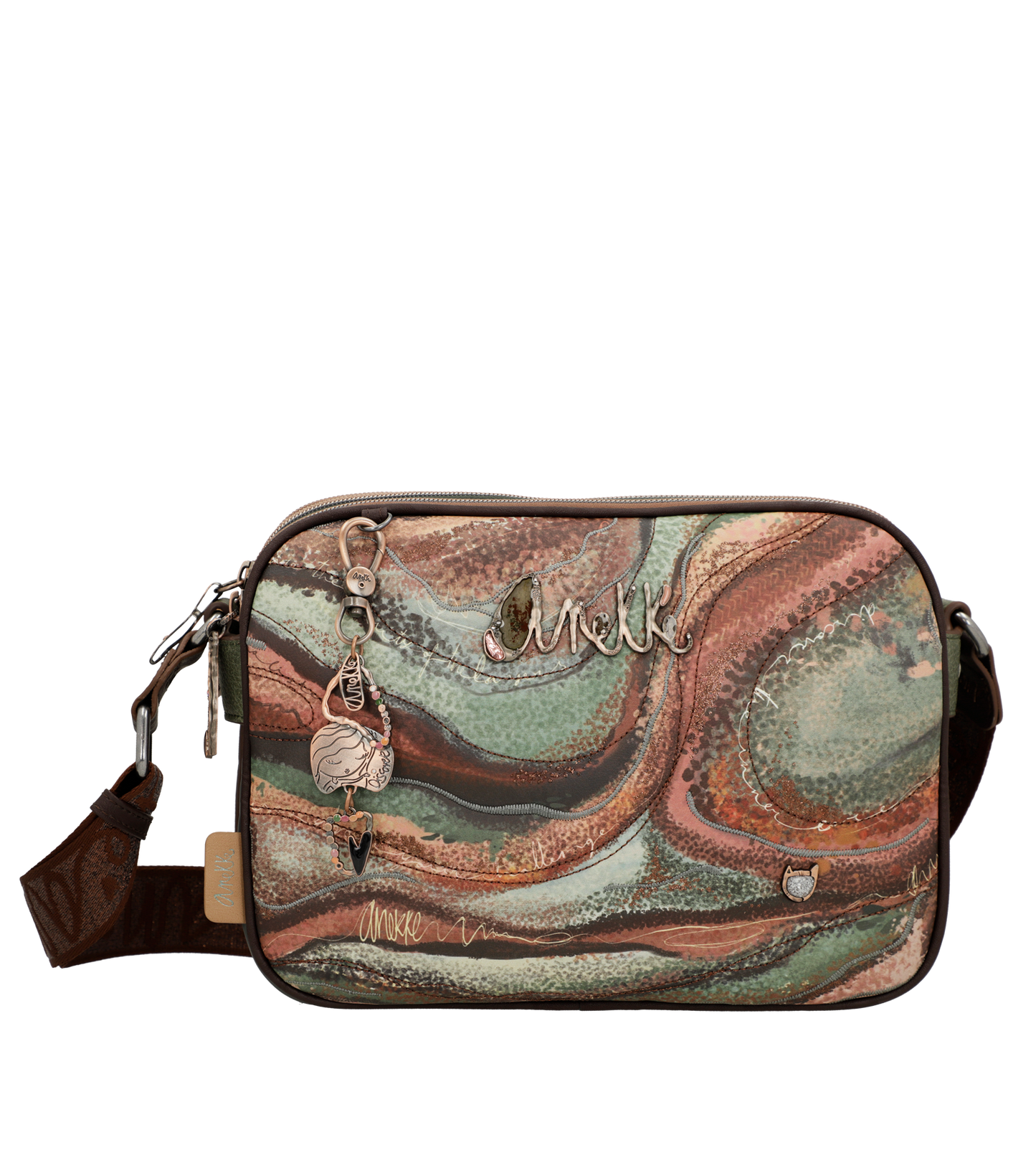 Bolso Bandolera Cross-body Bag Anekke - Tamaño Compacto y Estilo Artístico