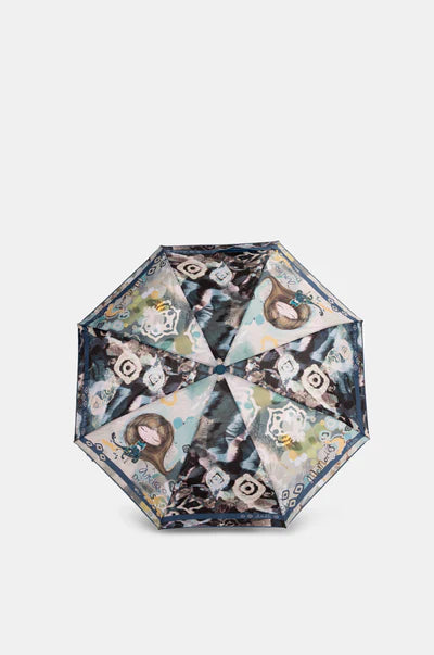 paraguas plegable automático colorido de la colección real de anekke 2025