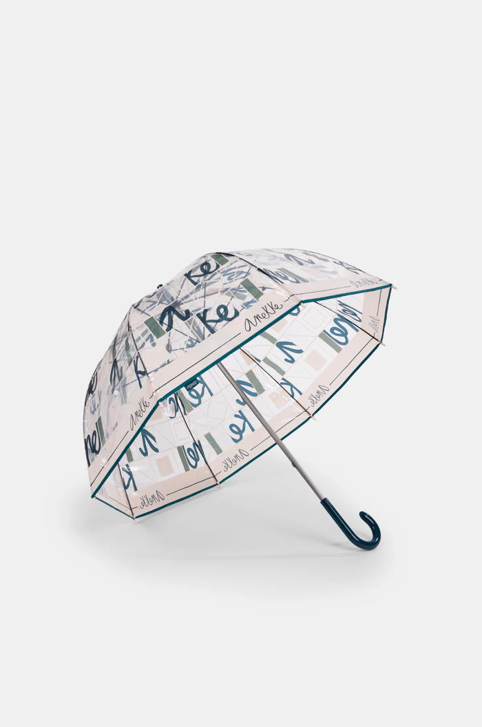 Paraguas Largo Vinilo Anekke Logomanía