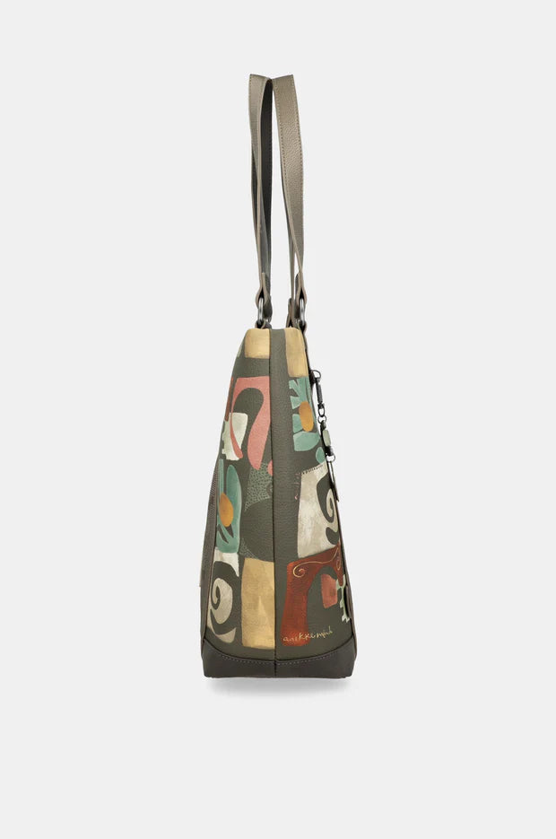 Bolso Tote Vegano Anekke Amphora con Cremallera y Bolsillos