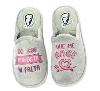 Zapatillas de Casa “No Soy Perfecta” - Se Me Ríen Los Pies