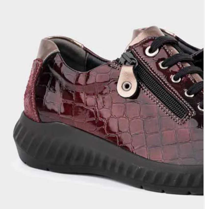 Zapatos Suave Burdeos - Plantilla extraible