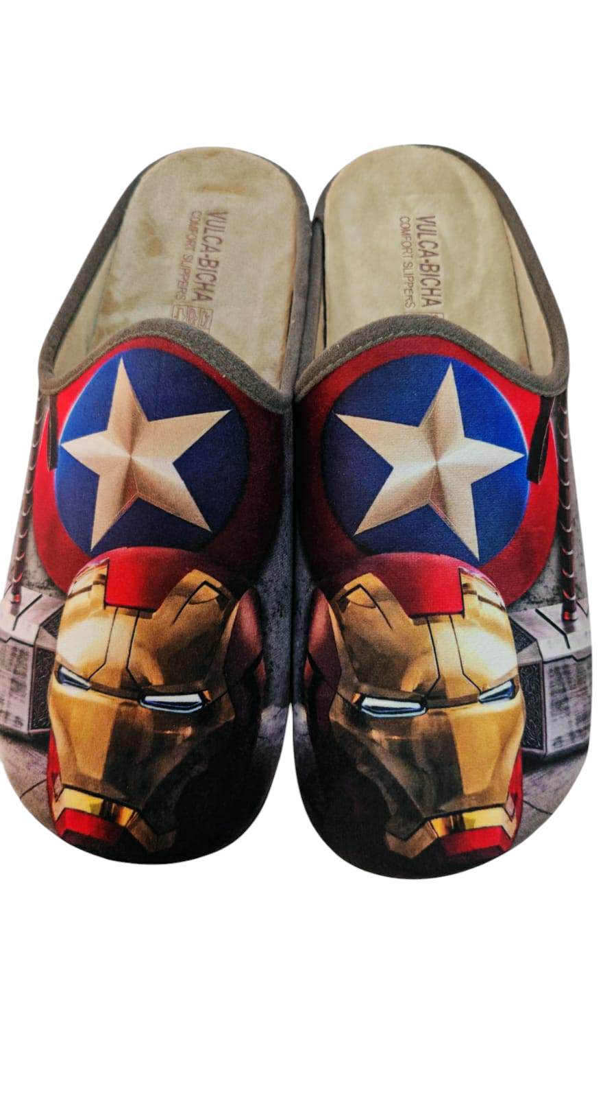 Zapatillas de estar en casa de super héroes marvel