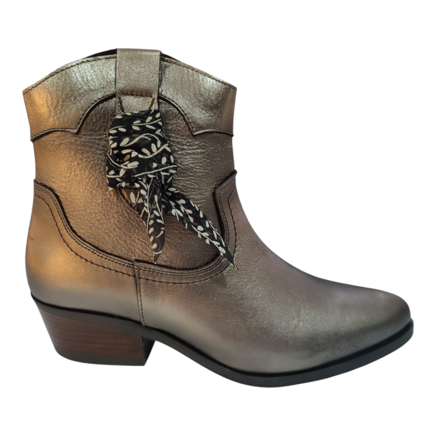 Botas camperas oro viejo Piel