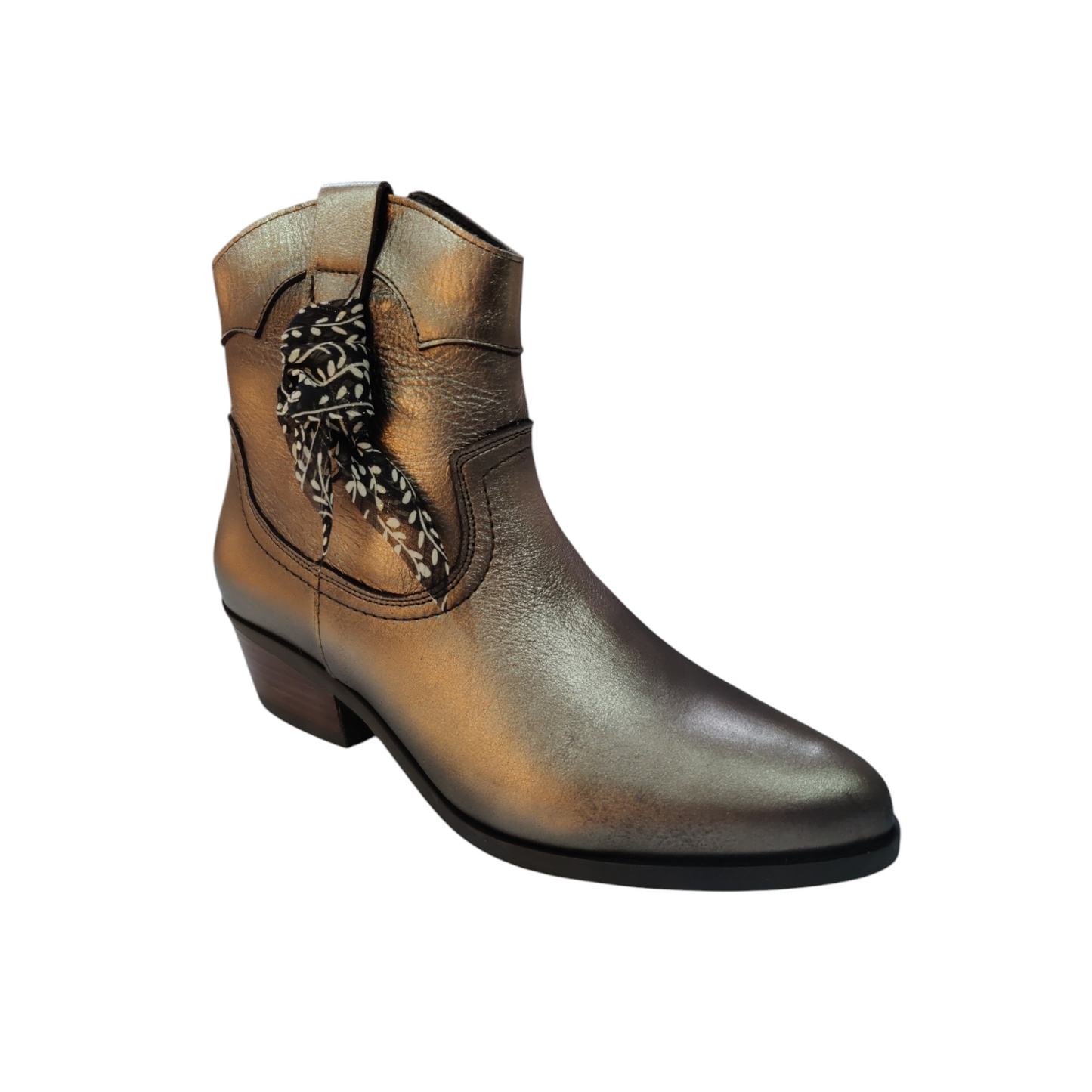 Botas camperas oro viejo Piel