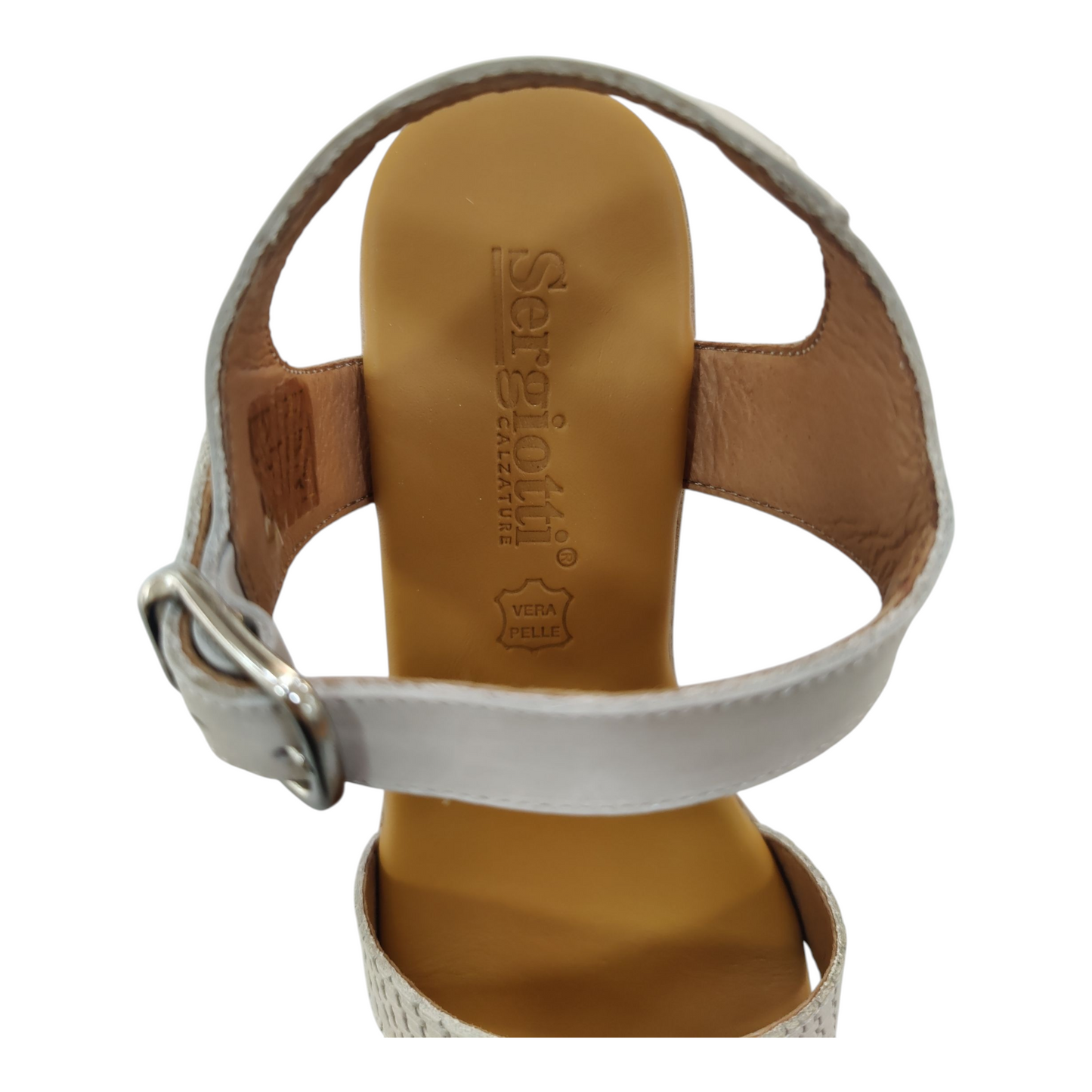 Sandalias Sergiotti Perla Platino