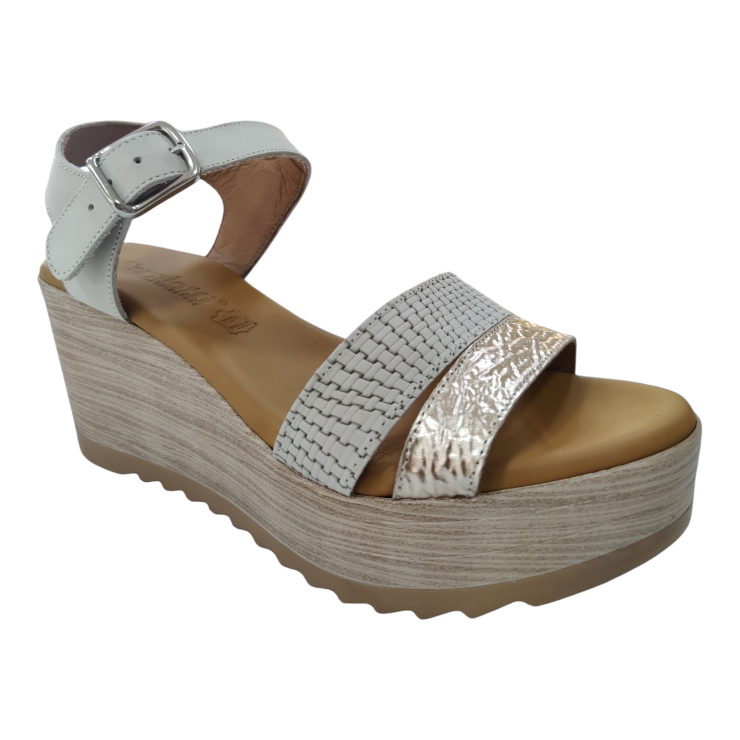 Sandalias Sergiotti Perla Platino