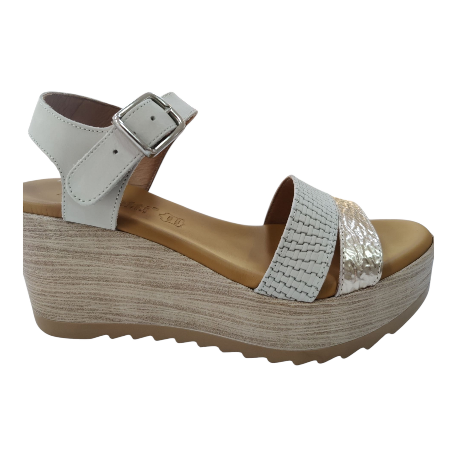 Sandalias Sergiotti Perla Platino – Calzados Chic