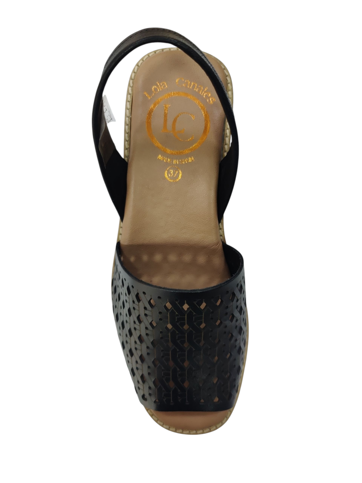 Menorquinas cuña negro