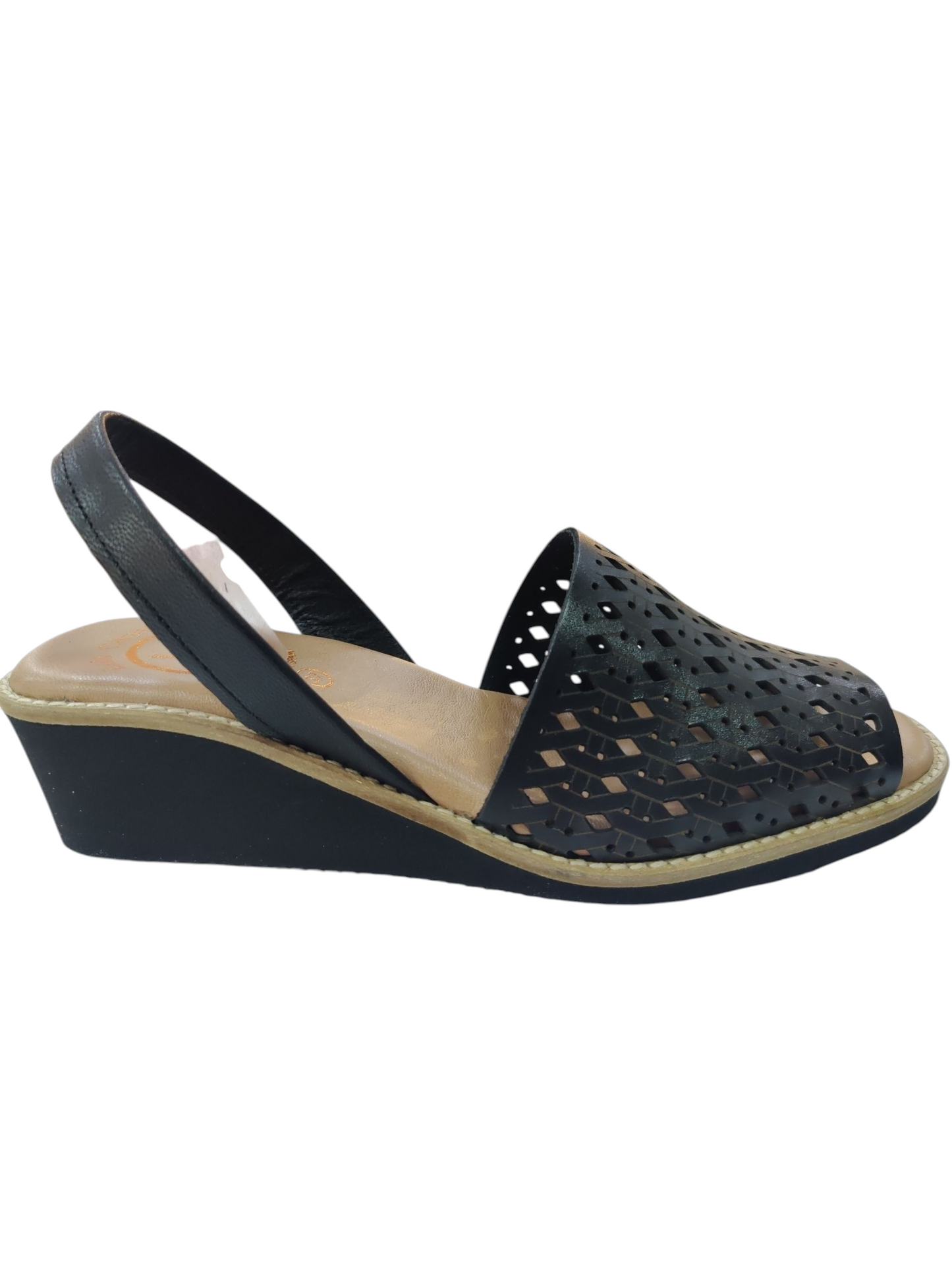 Menorquinas cuña negro