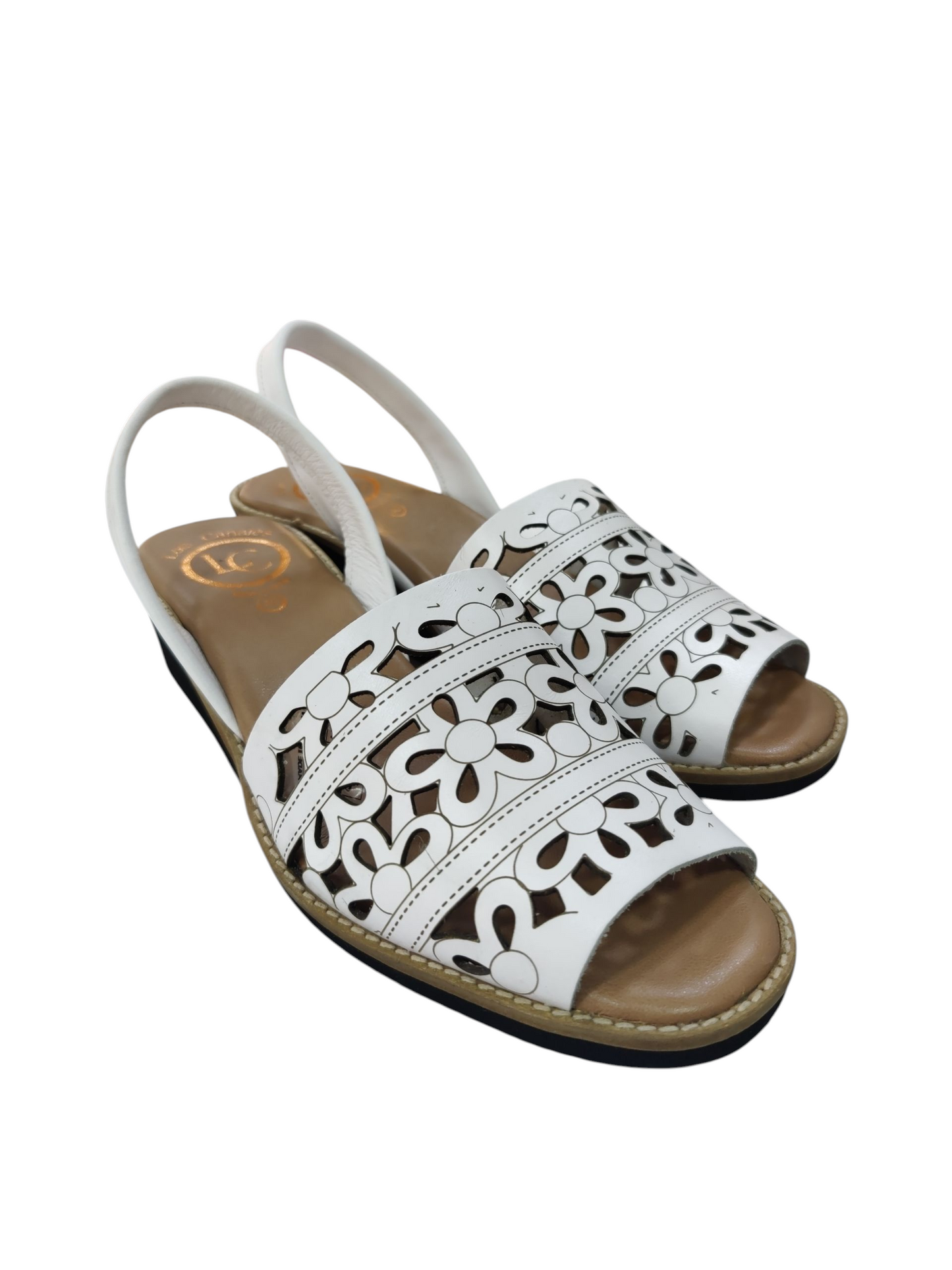 Menorquinas cuña blanco