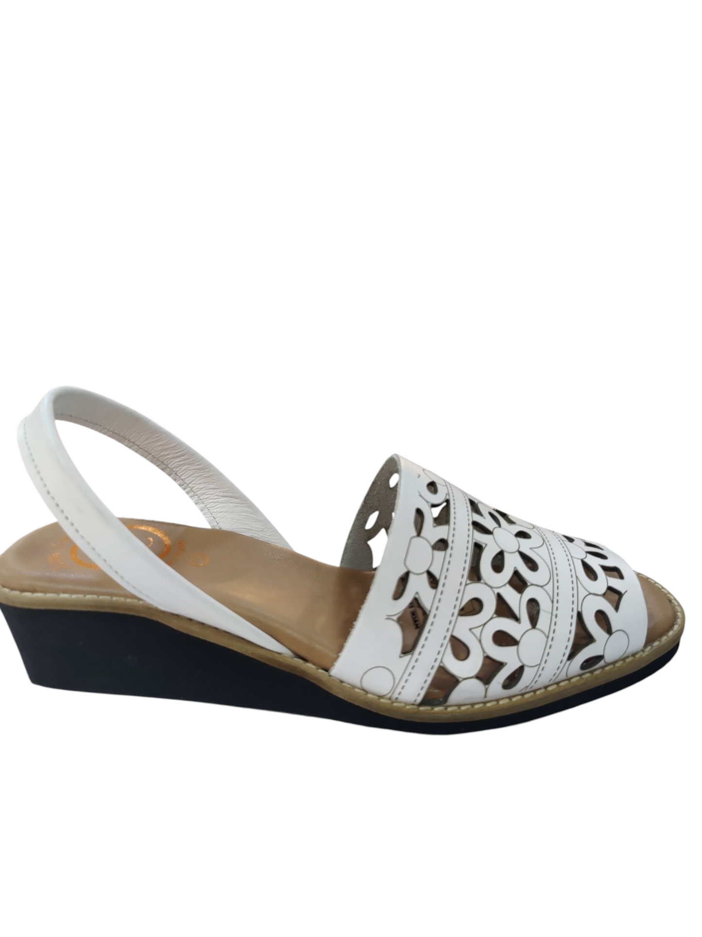 Menorquinas cuña blanco